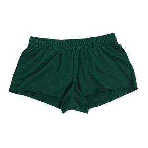 Wild Fable Green Elastic Waist Womens Shorts Size Large Cotton Blend.